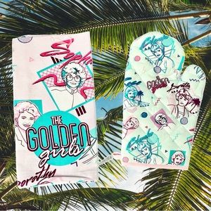 Golden Girls Kitchen Tea Towel & Oven Mitt